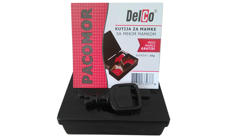 Kutija za mamke sa mekim mamkom